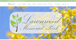 Desktop Screenshot of lawnwoodmemorialpark.com